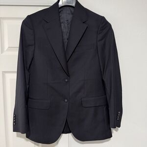 Officine Generale Women’s Giovanni Stripe Wool Blazer Jacket In Dark Navy -38
